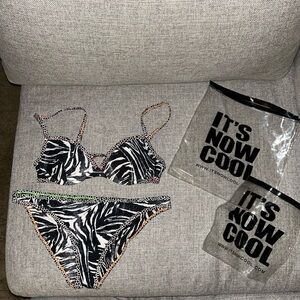 It’s Now Cool Animal Print Push Up Bikini Set